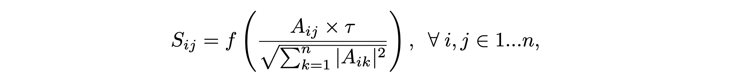 modified softmax function